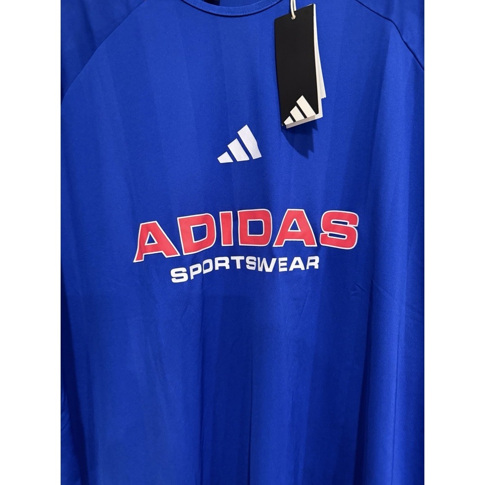Adidas Tiro Short Sleeve Jersey Mens 2XL Royal Blue Lightweight Breathable - Picture 2 of 9